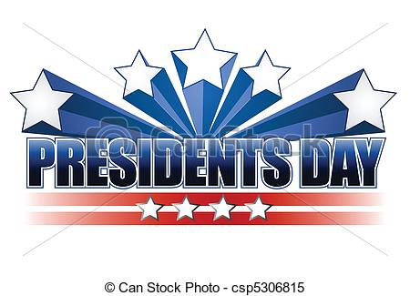 Presidents Day Sign Isolated Over A Whit-presidents day sign isolated over a white background-17