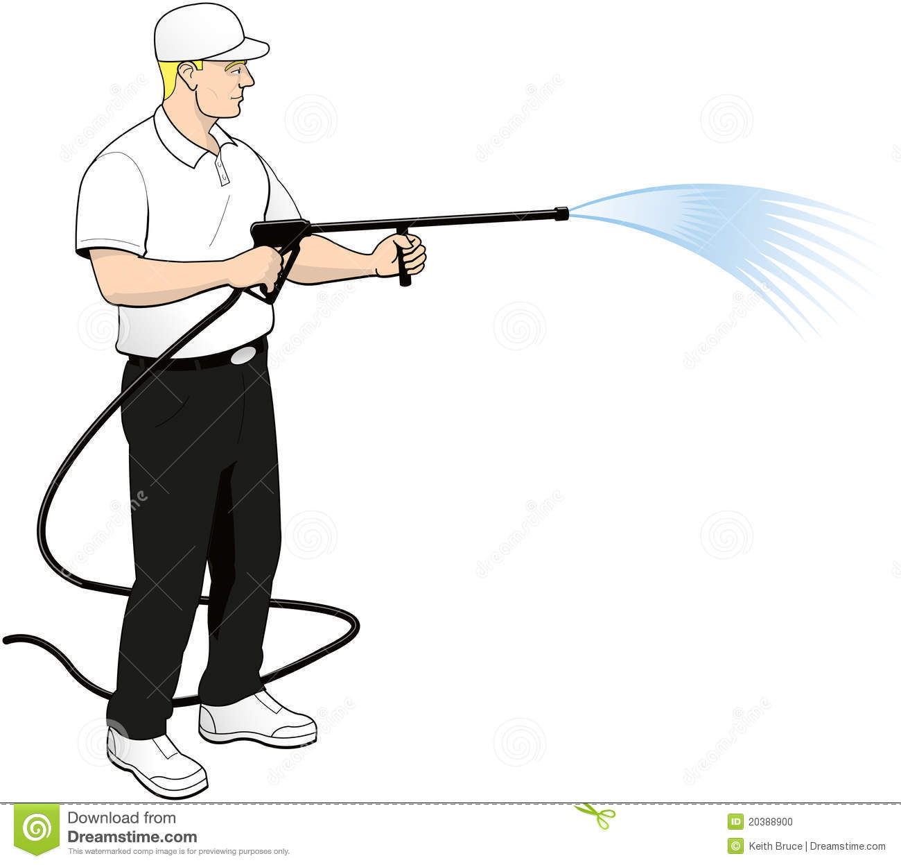 Pressure Power Soft Washing Clip Art Sto-Pressure Power Soft Washing Clip Art Stock Photo-8