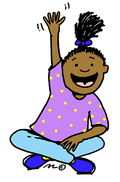 Raise Hand Clipart .-raise hand clipart .-6