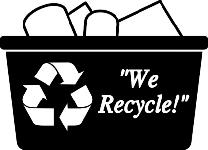 Recycling Box Clip Art .-Recycling Box clip art .-13