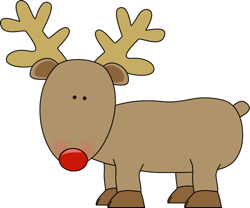 Reindeer Clip Art Cute Reindeer With A R-Reindeer Clip Art Cute Reindeer With A Red Nose-13