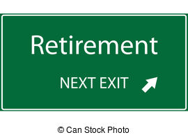 ... Retirement Illustration - Illustrati-... Retirement Illustration - Illustration of a green Retirement.-18