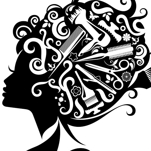 hair salon clipart black and 