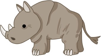 Rhinoceros Clip Art #3-rhinoceros clip art #3-10
