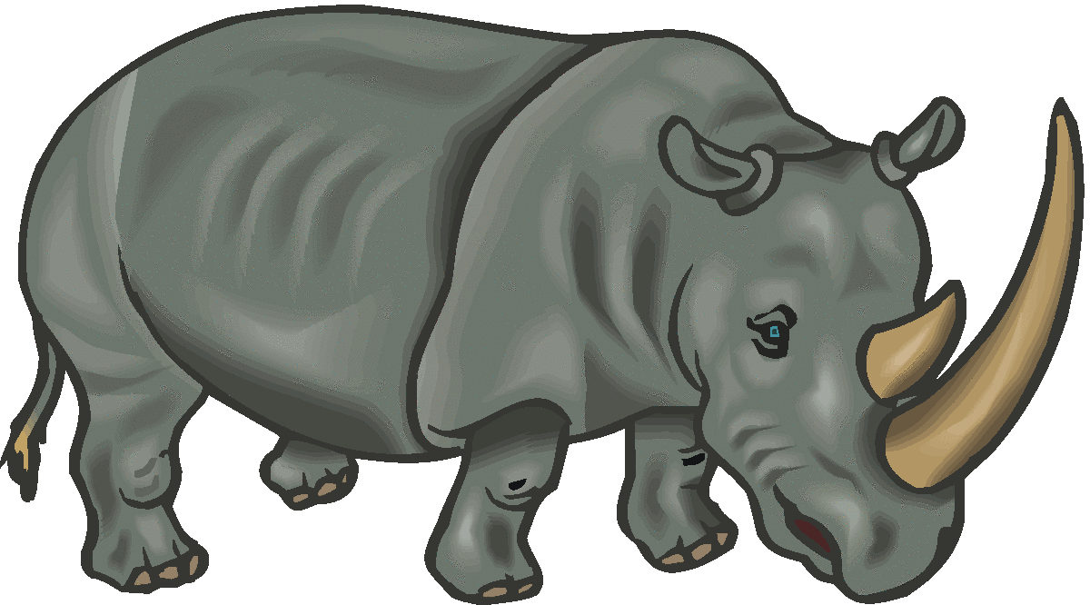 Rhinoceros Clip Art-Rhinoceros Clip Art-12