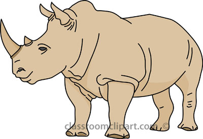 Rhinoceros Clipart #9-rhinoceros clipart #9-14