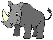 Rhinoceros Clipart-Rhinoceros Clipart-14