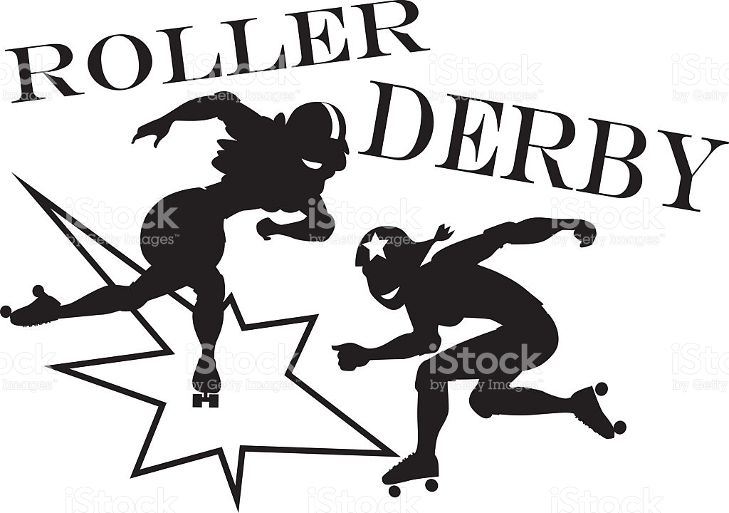 Roller Derby Clip-art Royalty-free Stock-Roller derby clip-art royalty-free stock vector art-8