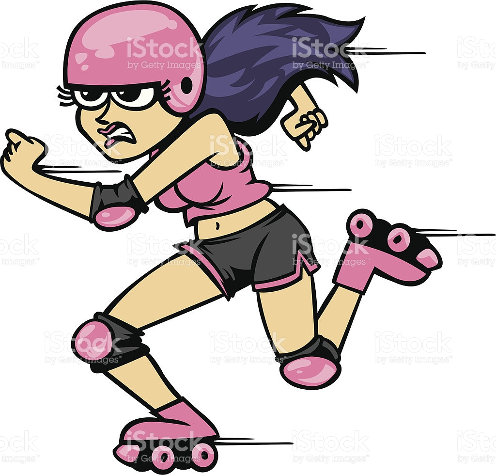 Roller Derby Girl Royalty-free Stock Vec-roller derby girl royalty-free stock vector art-12