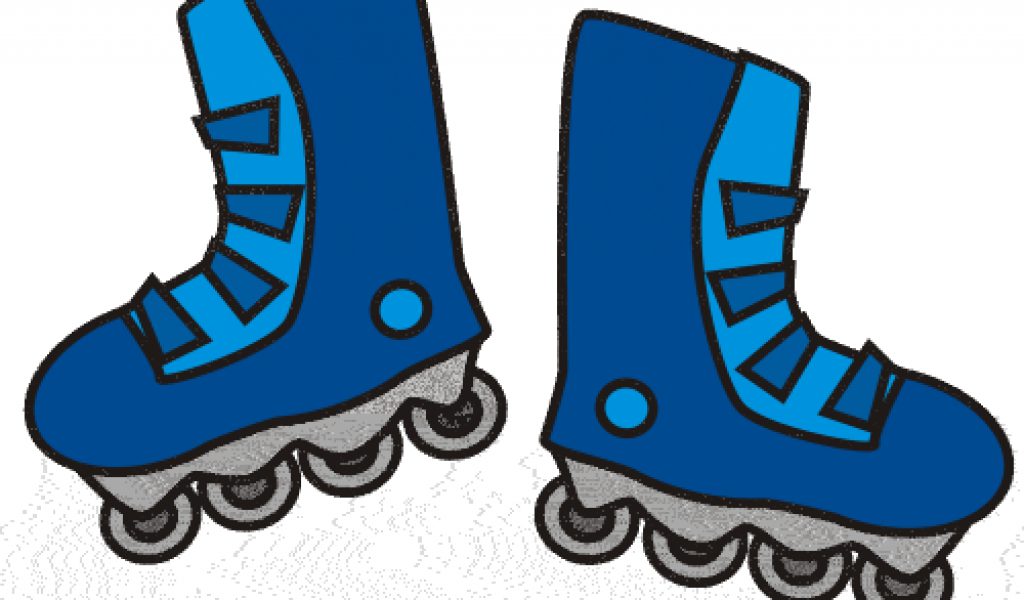 Roller Skating Clipart Free .