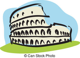 ... Rome (Colosseum) - Illustration Of T-... Rome (Colosseum) - Illustration of the Colosseum of Rome Rome (Colosseum) Clipartby ...-18