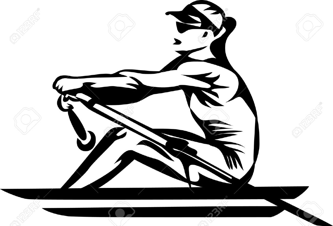 Rower - Woman Stock Vector - .-rower - woman Stock Vector - .-2