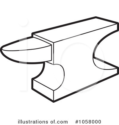 Royalty-Free (RF) Anvil Clipart Illustra-Royalty-Free (RF) Anvil Clipart Illustration #1058000 by Lal Perera-18