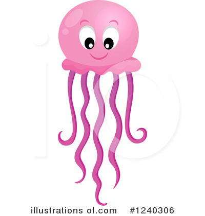 Royalty-Free (RF) Jellyfish Clipart Illu-Royalty-Free (RF) Jellyfish Clipart Illustration #1240306 by visekart-18