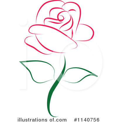 Royalty-Free (RF) Rose Clipart Illustrat-Royalty-Free (RF) Rose Clipart Illustration #1140756 by Vitmary Rodriguez-16