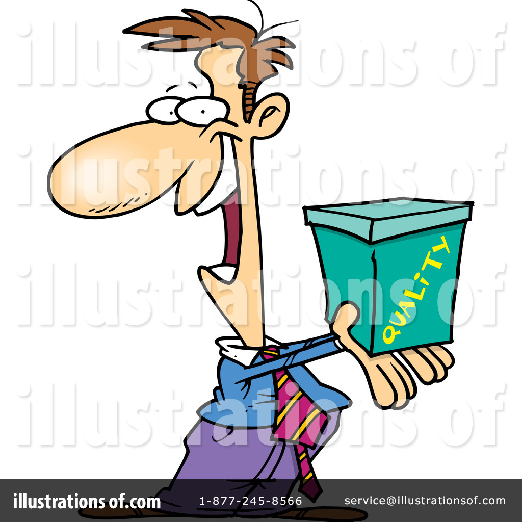 Royalty-Free (RF) Salesman Clipart Illus-Royalty-Free (RF) Salesman Clipart Illustration #434174 by Ron Leishman-4