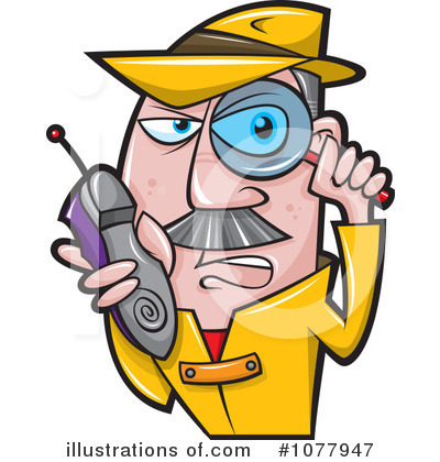 Royalty-Free (RF) Spy Clipart Illustrati-Royalty-Free (RF) Spy Clipart Illustration #1077947 by jtoons-6