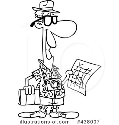 Royalty-Free (RF) Tourist Clipart Illust-Royalty-Free (RF) Tourist Clipart Illustration #438007 by Ron Leishman-5