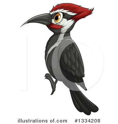 Royalty-Free (RF) Woodpecker Clipart Ill-Royalty-Free (RF) Woodpecker Clipart Illustration #1334208 by colematt-6