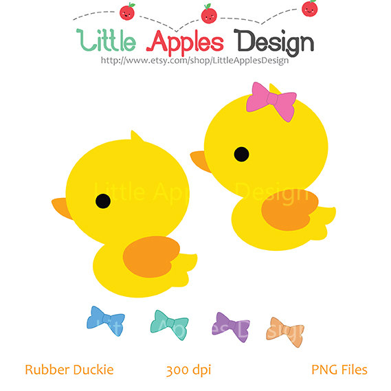 Rubber Duck Clip Art / Duck Clipart / Ru-Rubber Duck Clip Art / Duck Clipart / Rubber Duck Digital Images / Commercial u0026amp; Personal-6