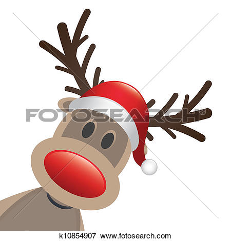 Rudolph Reindeer Red Nose And Hat-rudolph reindeer red nose and hat-11