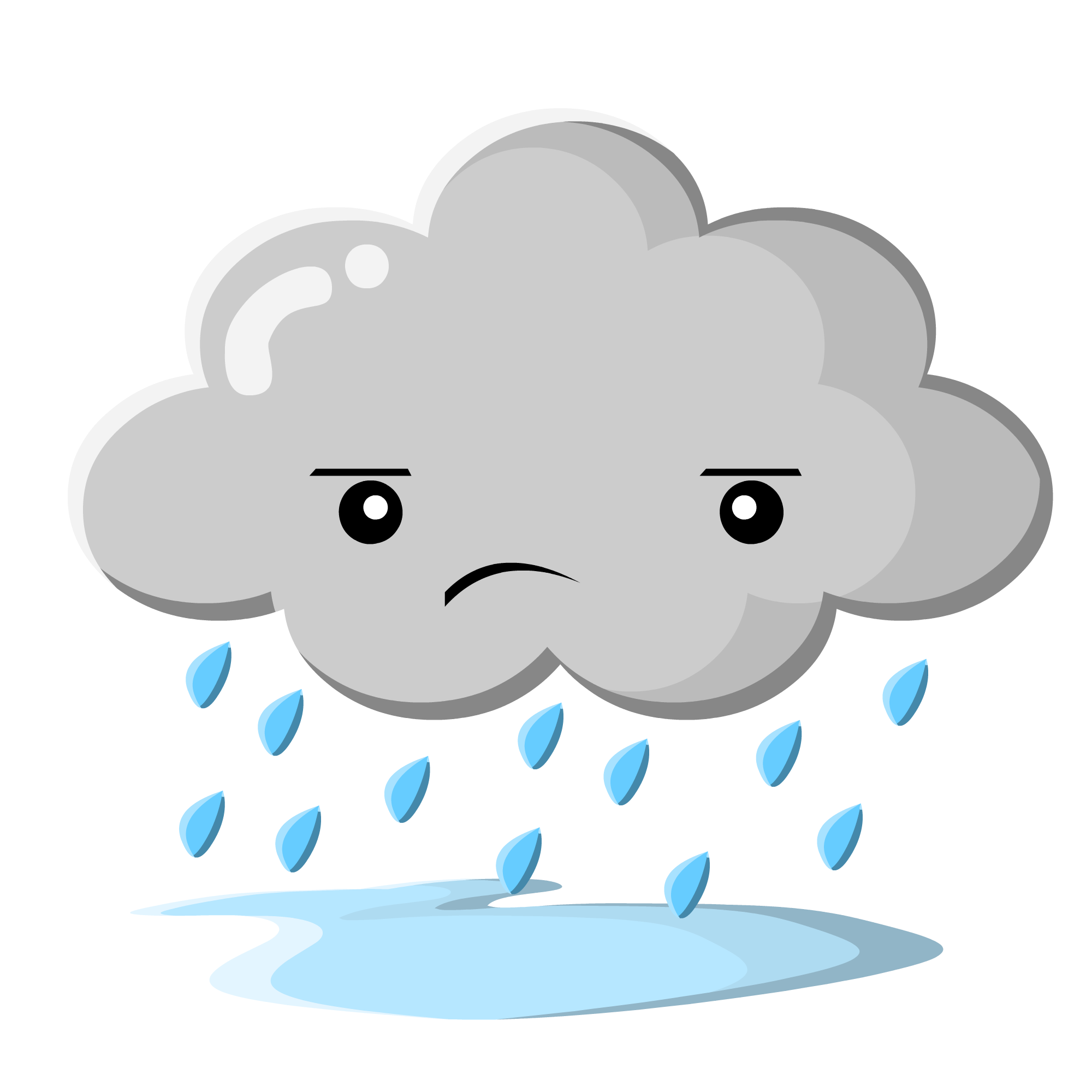 Sad Rain Cloud Clip Art Free .-Sad Rain Cloud Clip Art Free .-16