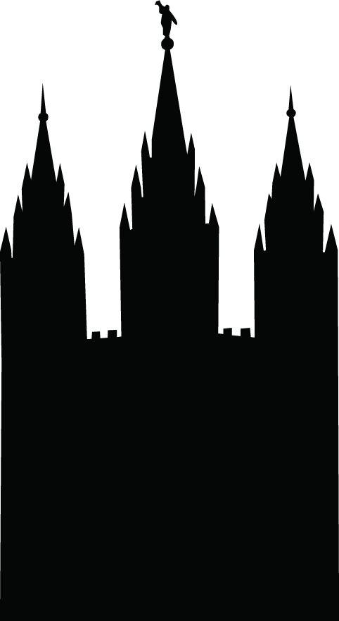 Salt Lake City Temple Silhouette Clipart-Salt Lake City Temple Silhouette Clipart-9