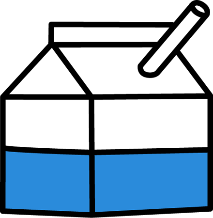 School Milk Clip Art Image - Carton Of S-School Milk Clip Art Image - carton of school milk with a straw.-18