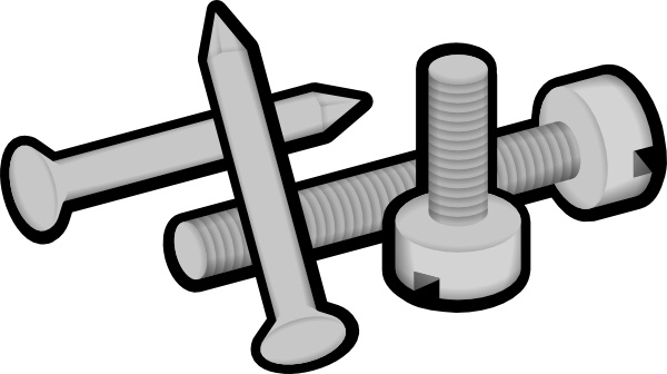 Screws And Nails Clip Art-Screws And Nails clip art-15
