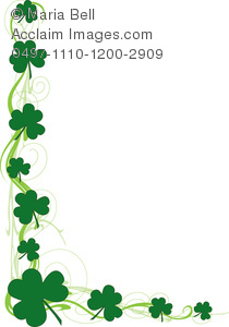 Shamrock Border Clipart Image-Shamrock Border Clipart Image-12