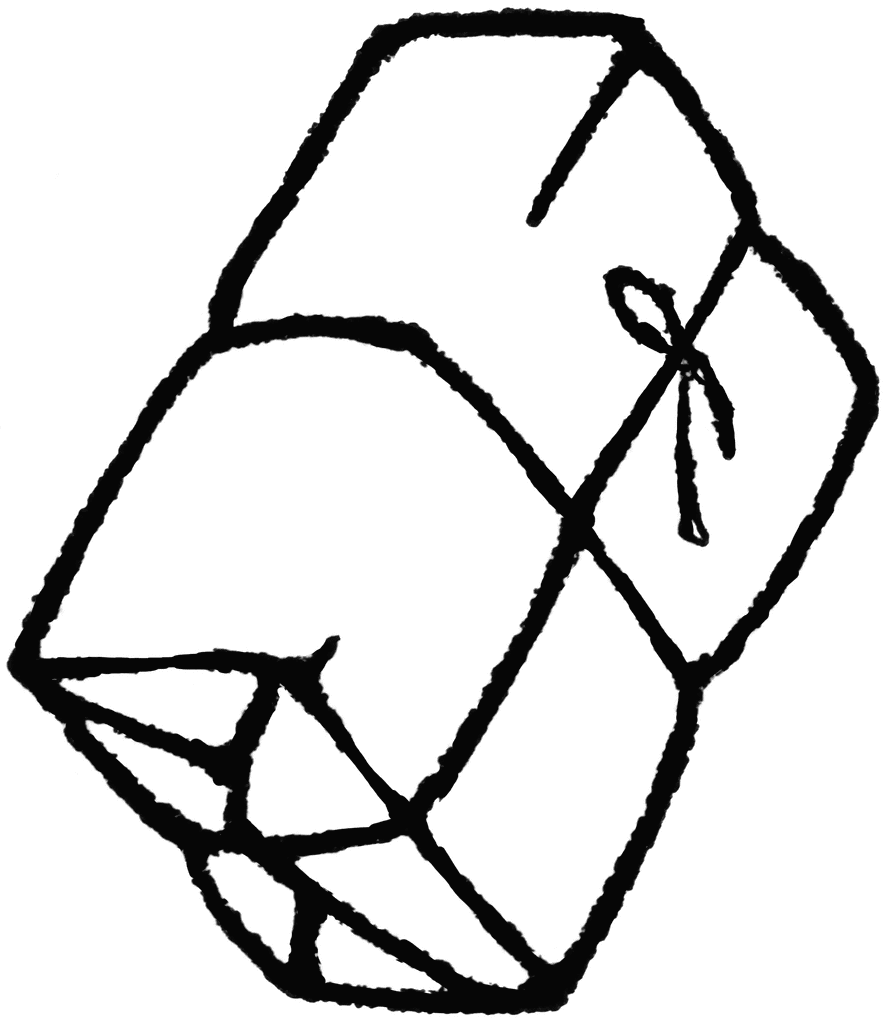 Small Package Wrapped In Paper And Twine-Small Package Wrapped In Paper And Twine Clipart Etc-12