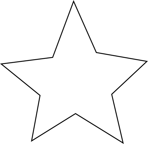 Star Clipart Black And White-star clipart black and white-7