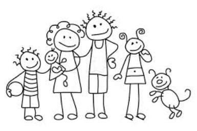 We are Family Stick Figures C