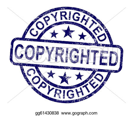 Stock Illustration - Copyrighted Stamp S-Stock Illustration - Copyrighted stamp showing patent or trademarks. Clipart gg61430838-17