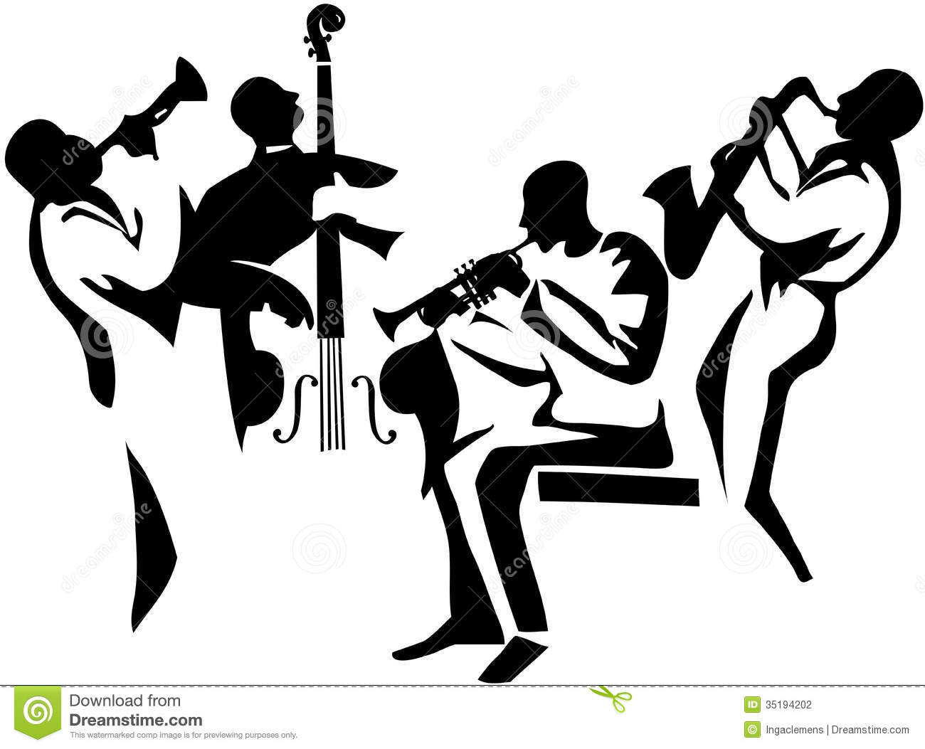 Stock Photography Jazz Quartet Image 351-Stock Photography Jazz Quartet Image 35194202-19