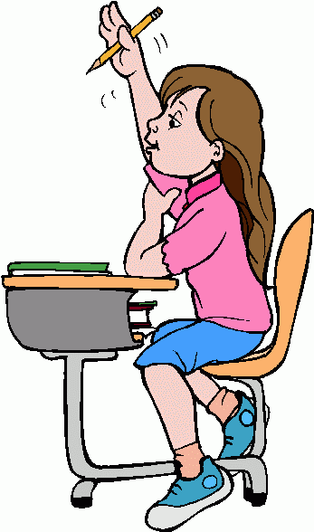 Student Raising Hand Clipart Black And W-student raising hand clipart black and white-14