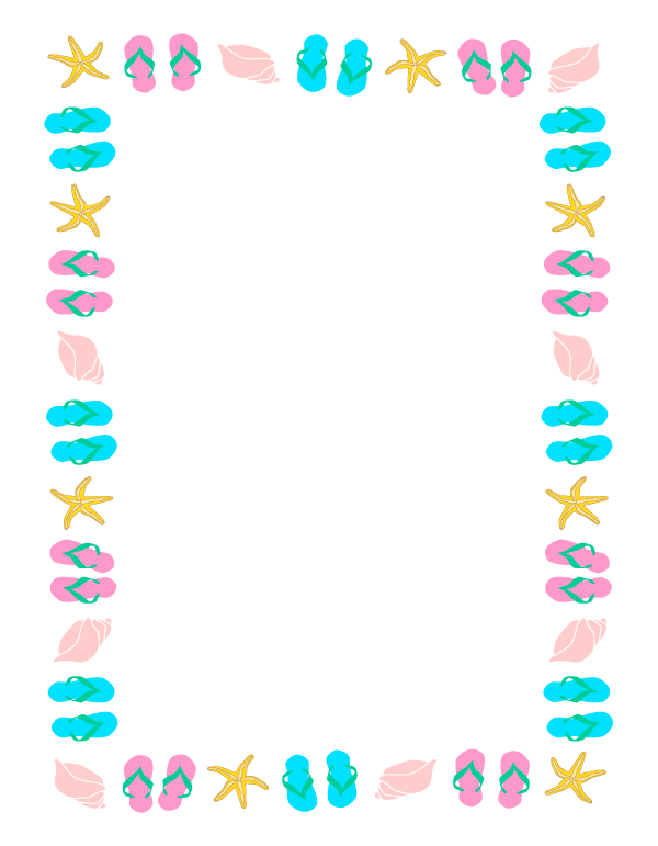 Summer Border Clipart-summer border clipart-10