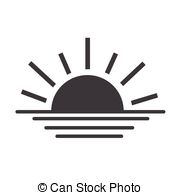 Sunrise Clipart Black And White 8-sunrise clipart black and white 8-14