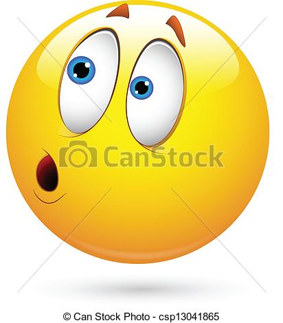 ... Surprised Smiley Face Vector - Creat-... Surprised Smiley Face Vector - Creative Abstract Conceptual.-19