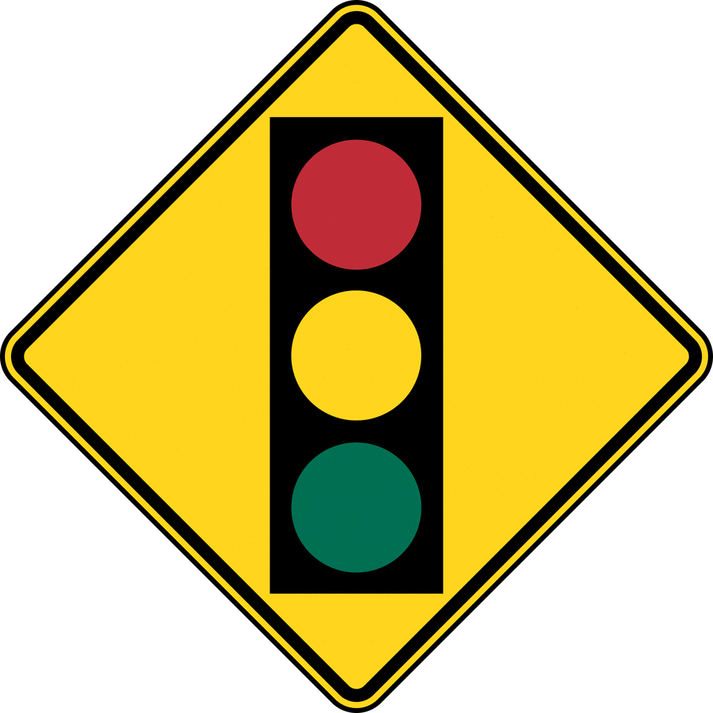 Svg Road Signs Clip Art. Signal Ahead, C-Svg Road Signs clip art. Signal Ahead, Color .-10