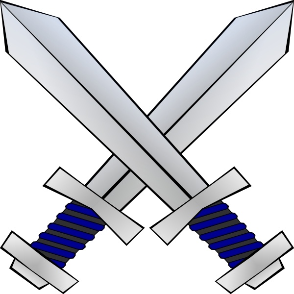 Crossed Swords Clip Art-Crossed Swords clip art-2