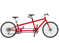 Tandem Bike Clipart. Size: 70 Kb-tandem bike clipart. Size: 70 Kb-14