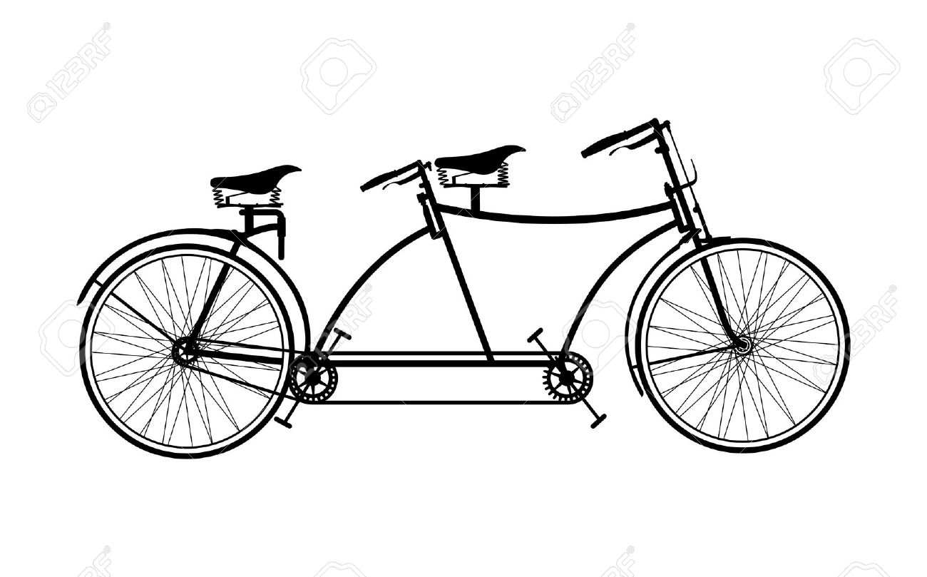 Tandem: Retro Tandem Bicycle-tandem: Retro tandem bicycle-16