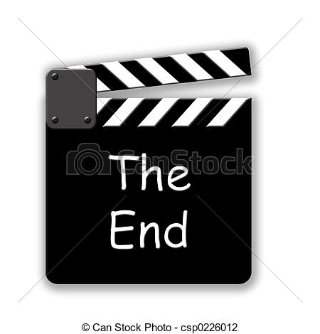 ... The End - Movie Cut Slate The End Cl-... The End - Movie Cut Slate The End Clip Artby ...-17