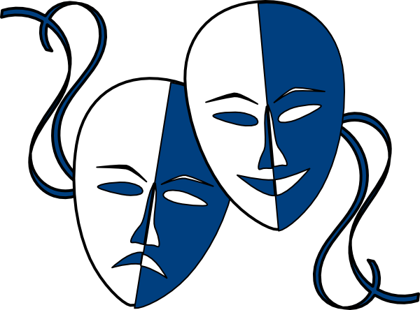 Theatre Masks Clip Art At Clker Com Vect-Theatre Masks Clip Art At Clker Com Vector Clip Art Online Royalty-13