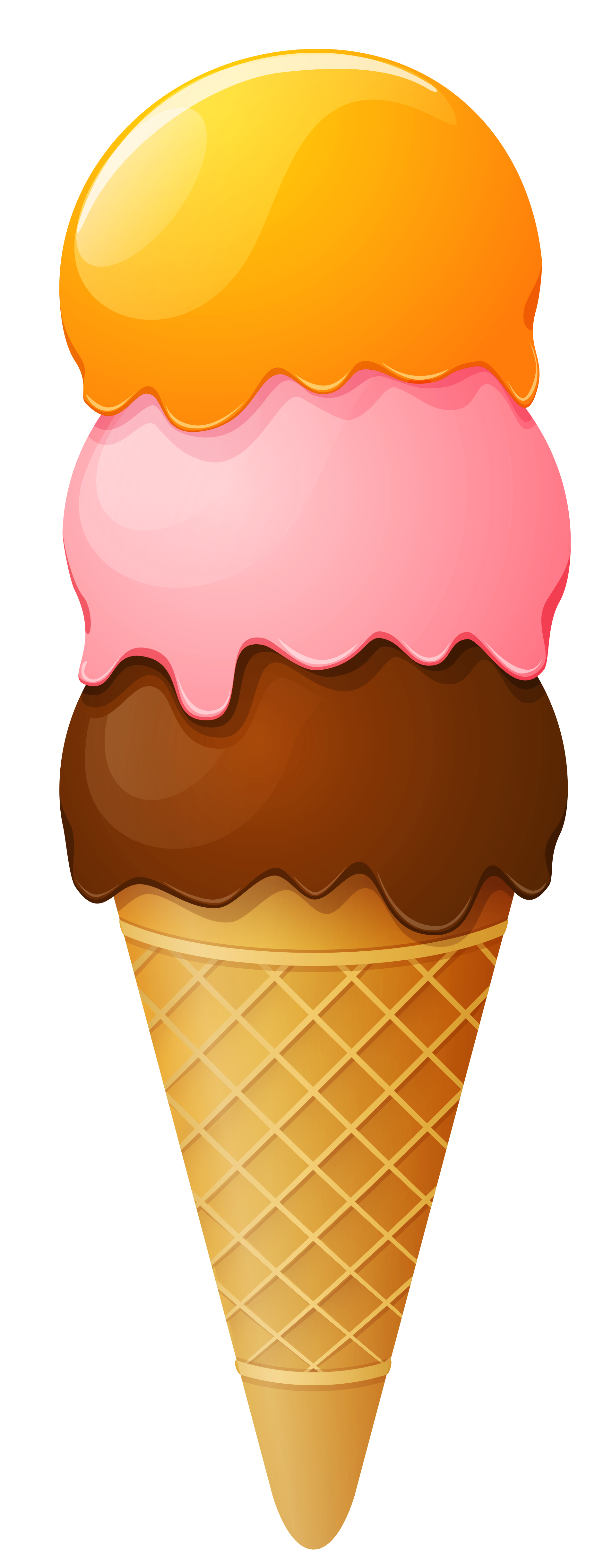 Transparent Ice Cream Cone .-Transparent ice cream cone .-19