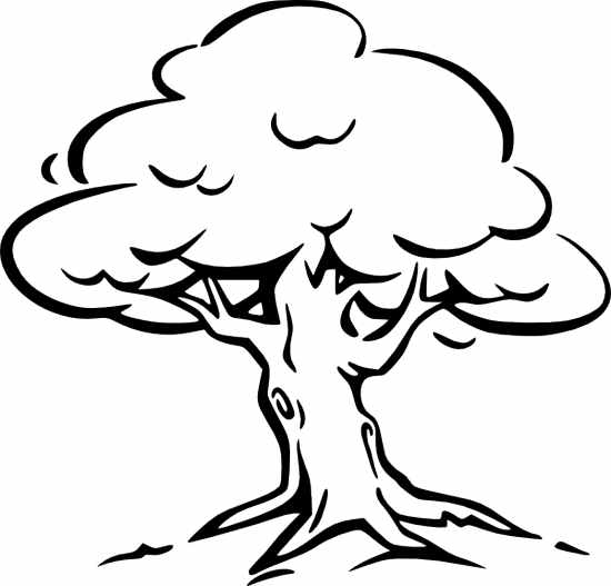 Tree Clipart Black And White .-Tree clipart black and white .-15