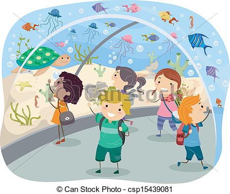 ... Trip To The Aquarium - Stickman Illu-... Trip to the Aquarium - Stickman Illustration Featuring.-15