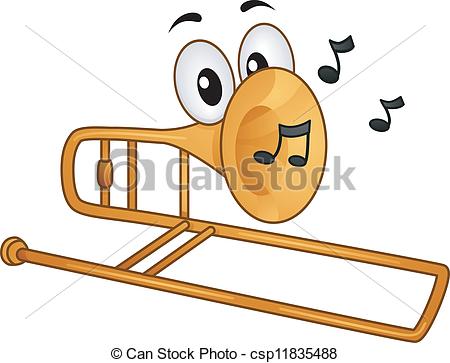 Trombone Mascot - Csp11835488-Trombone Mascot - csp11835488-15