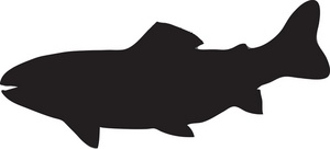 Trout Silhouette Clip Art-Trout Silhouette Clip Art-16